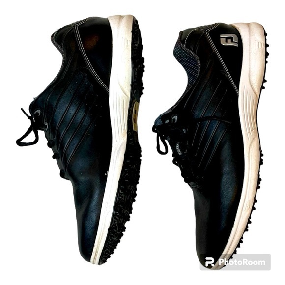 FootJoy FJ Arc SL Golf Shoes Mens Sofcollar Black‎ Spikeless Size 11